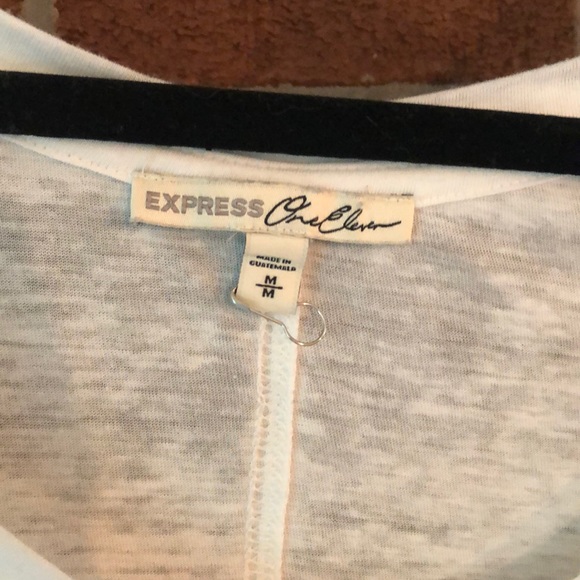 Express One Eleven varsity stripe dolman tee - Picture 2 of 4